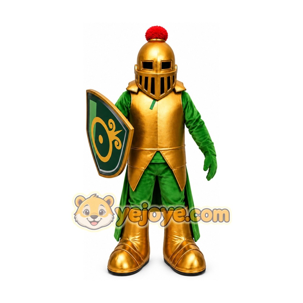 Golden Knight Mascot Costume Spartan Trojan Costume Golden Knight Mascot Costume Spartan Trojan Costume