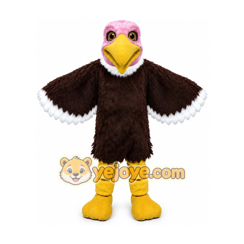 Good Quality Pink Head Vulture Mascot Costume Birds Mascot Good Quality Pink Head Vulture Mascot Costume Birds Mascot
