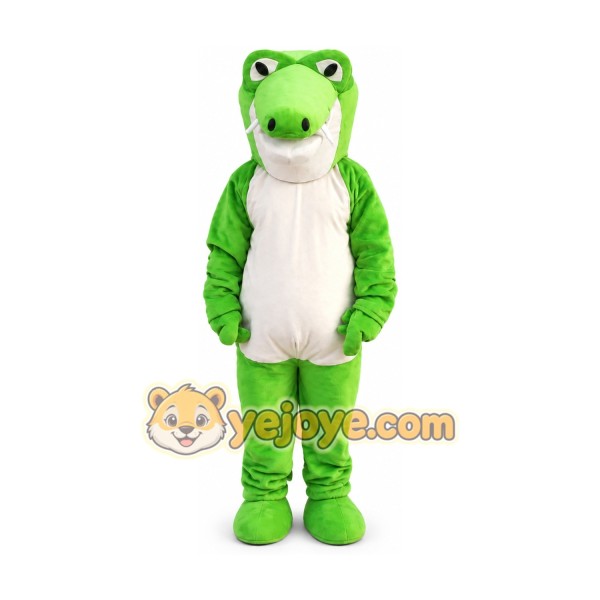 Green Alligator Mascot Costume Green Alligator Mascot Costume