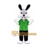 Green Coat Easter Bunny Rabbit Mascot Costume Green Coat Easter Bunny Rabbit Mascot Costume