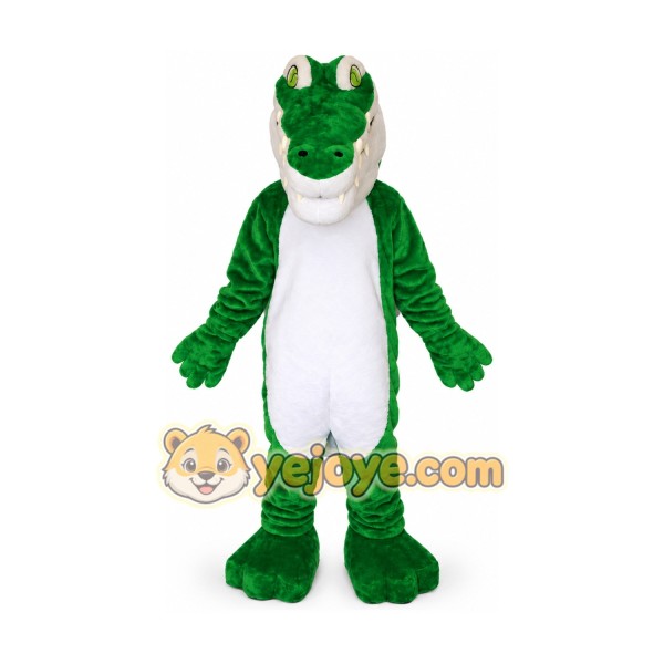 Green Crocodile Mascot Costume Green Crocodile Mascot Costume