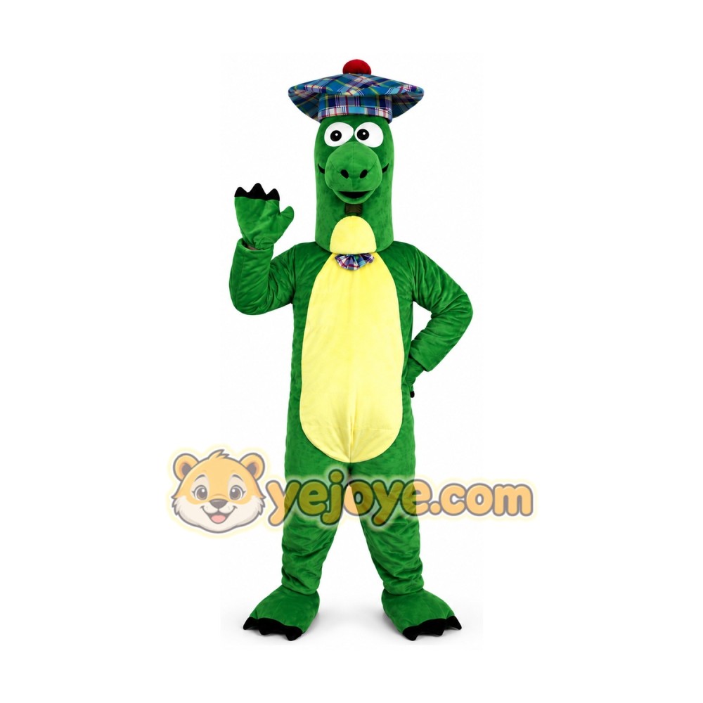 Green Dinosaur Mascot Costume for Adult