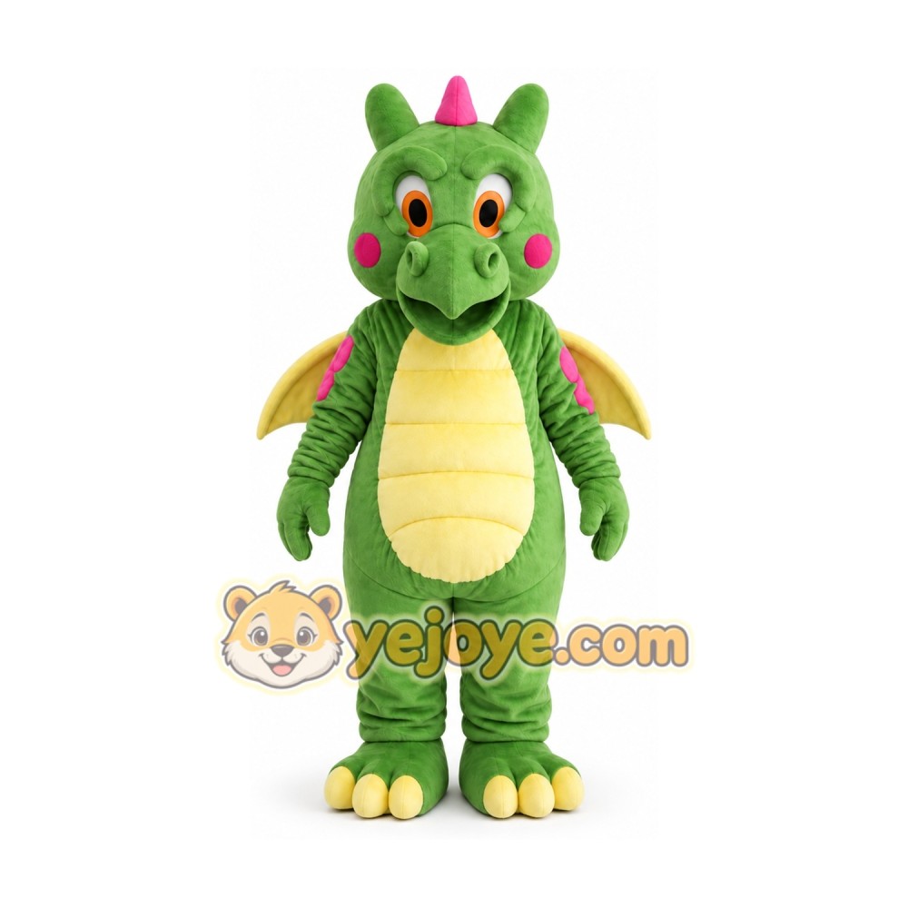 Green Dinosaur Mascot Costumes Green Dinosaur Mascot Costumes