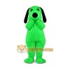 Green Dog Mascot Costume Green Dog Mascot Costume