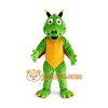 Green Dragon with Red Wings Mascot Costume
