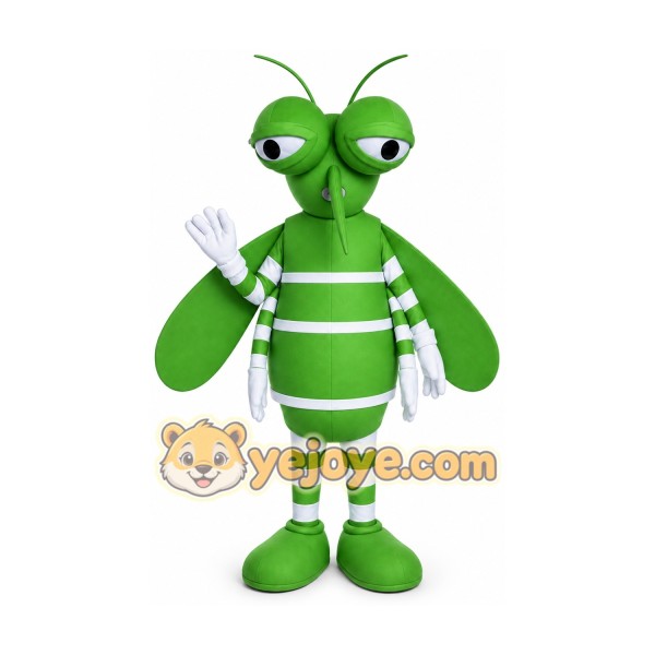 Green Mosquito Mascot Costume Insect Mascots Green Mosquito Mascot Costume Insect Mascots