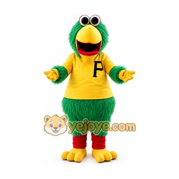 Green Parrot Mascot Costume