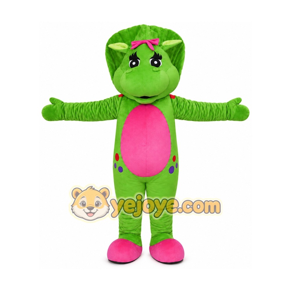 Green Pretty Drago Lady Mascot Costume Green Pretty Drago Lady Mascot Costume