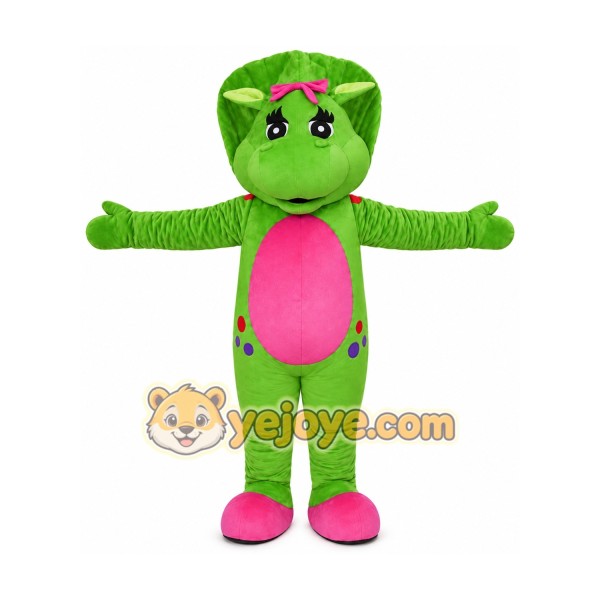 Green Pretty Drago Lady Mascot Costume