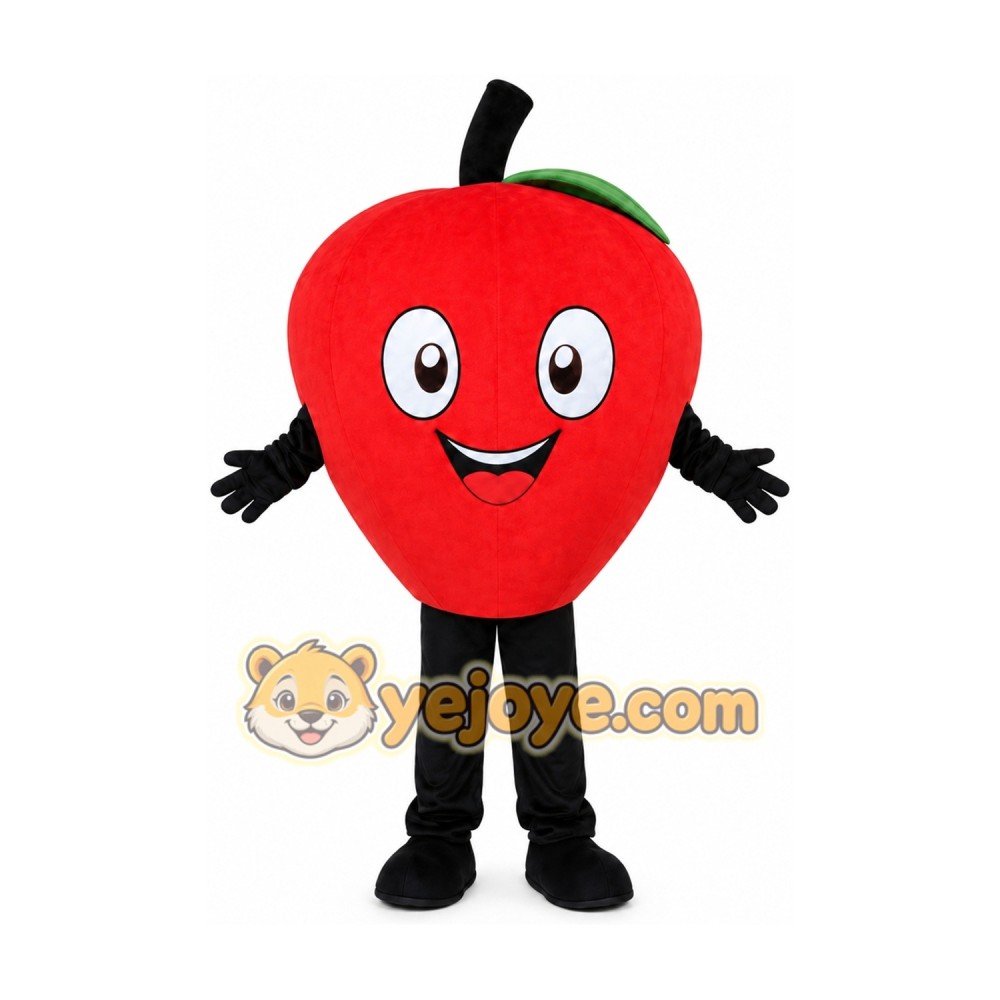 Apple Cartoon Mascot Costume Apple Cartoon Mascot Costume