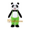 Green Strap Funny Panda Adult Animal Mascot Costume