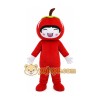Apple Girl Mascot Costume Apple Girl Mascot Costume