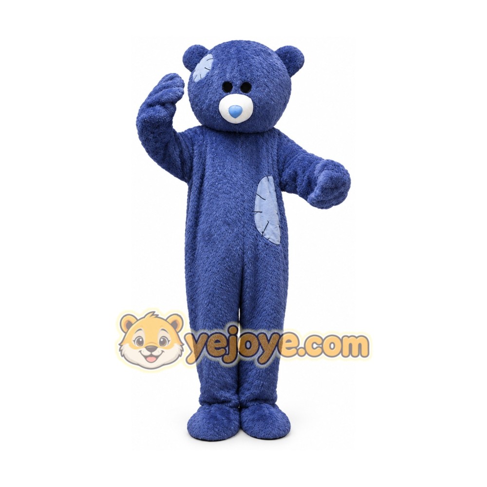 Blue Bear Mascot Costume Blue Bear Mascot Costume