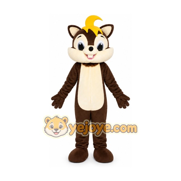 Grey Chip Chipmunk Squirrel Mascot Costume
