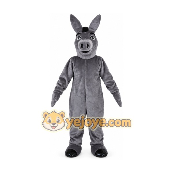 Grey Donkey Mascot Costume for Adult