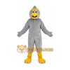 Grey Eagle Cartoon Mascot Costume Grey Eagle Cartoon Mascot Costume