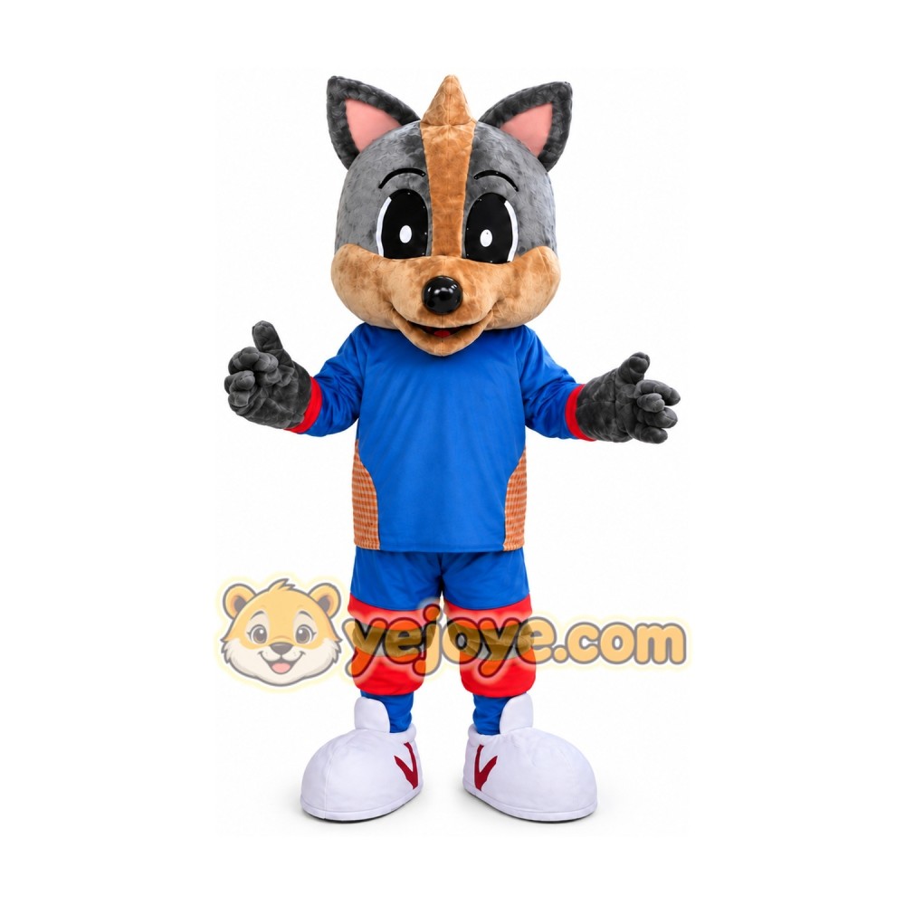 Grey Fox Costume Cosplay Outfits Adult Cartoon Mascot Costume Grey Fox Costume Cosplay Outfits Adult Cartoon Mascot Costume