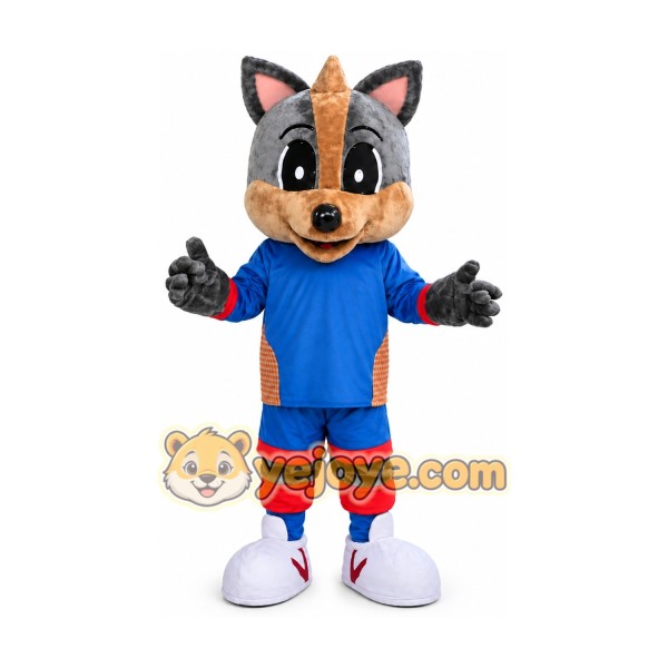 Grey Fox Costume Cosplay Outfits Adult Cartoon Mascot Costume Grey Fox Costume Cosplay Outfits Adult Cartoon Mascot Costume
