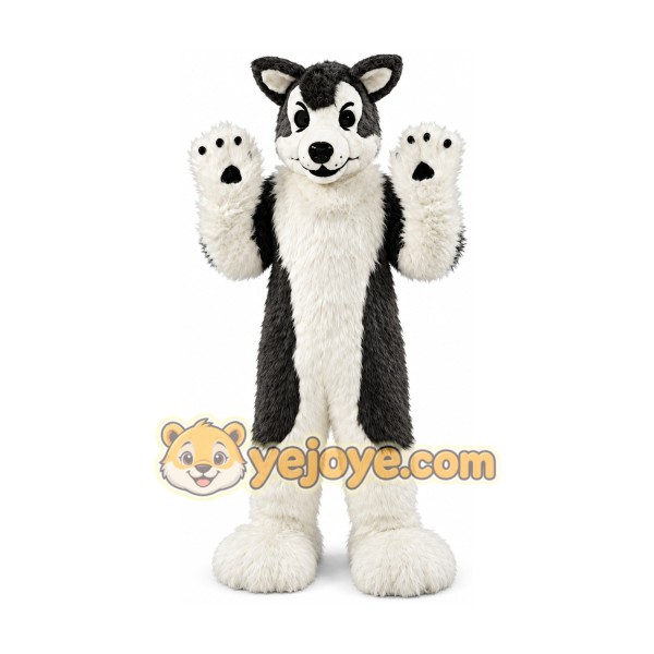 Grey Fox Mascot Costume Grey Fox Mascot Costume