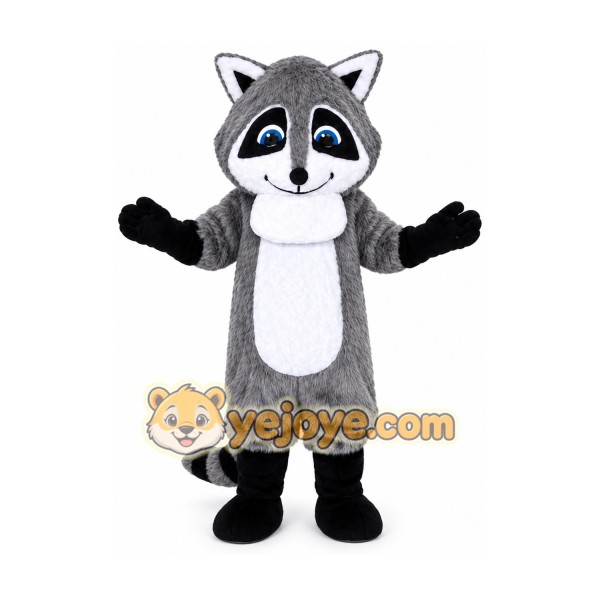Grey Raccoon Coati Mascot Costume Grey Raccoon Coati Mascot Costume