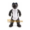 Grey Shark Mascot Costume Grey Shark Mascot Costume