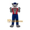 Grey Wolf Mascot Costume