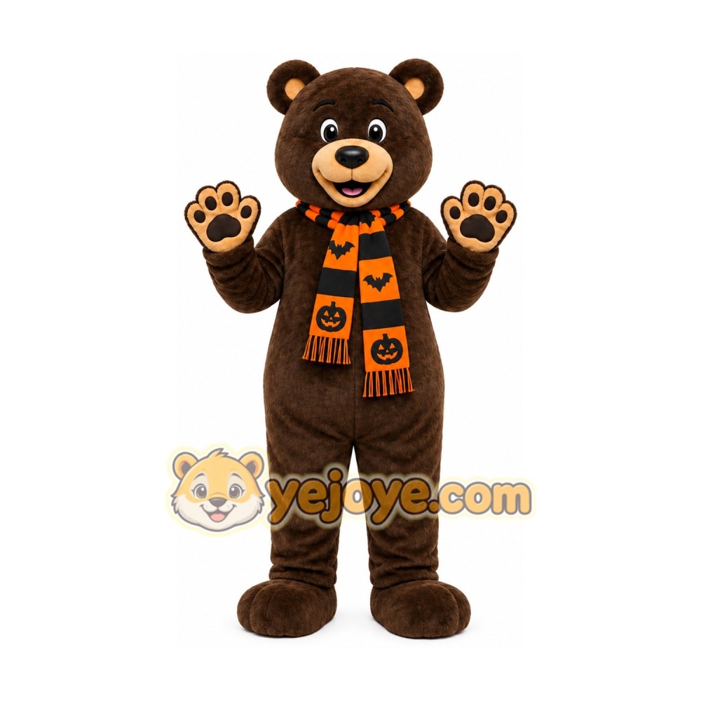 Halloween Bear Mascot Costume Halloween Bear Mascot Costume