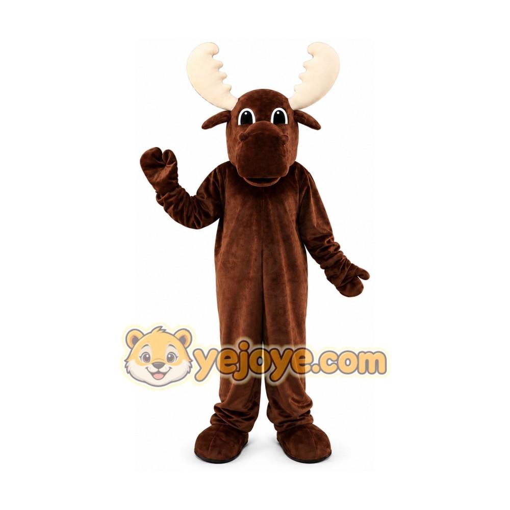 Halloween Brown Deer Mascot Costume Halloween Brown Deer Mascot Costume