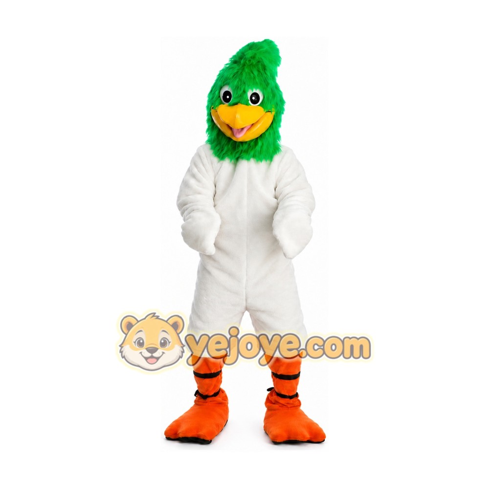 Halloween Green Bird Mascot Costume Halloween Green Bird Mascot Costume
