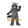 Halloween Long Fur Gray Raccon Mascot Costume Halloween Long Fur Gray Raccon Mascot Costume