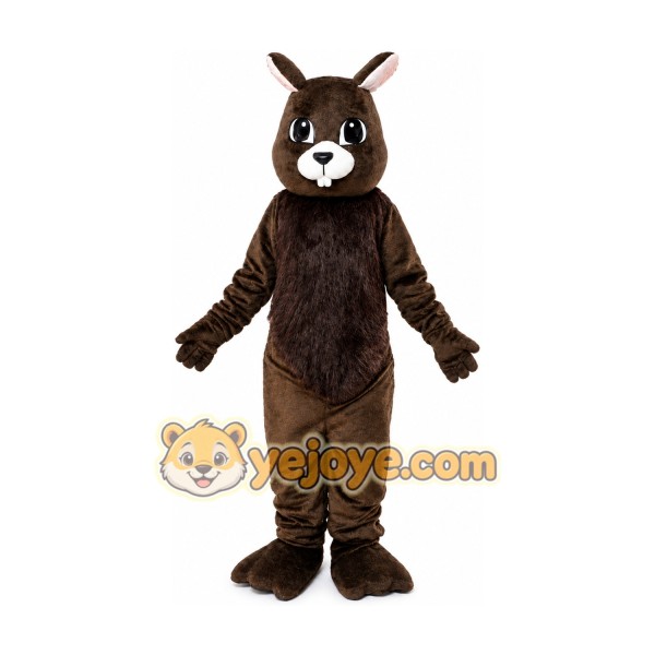 Brown Rabbit Mascot Costume Brown Rabbit Mascot Costume