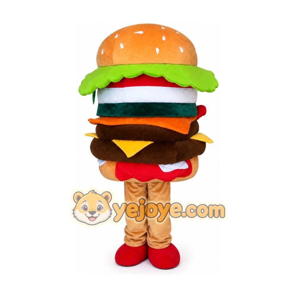 Hamburg Mascot Costume for Adult Hamburg Mascot Costume for Adult