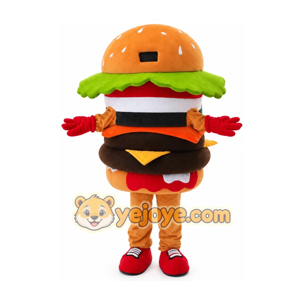 Hamburger Mascot Costume Hamburger Mascot Costume