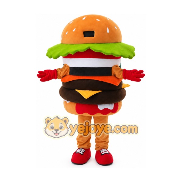 Hamburger Mascot Costume Hamburger Mascot Costume