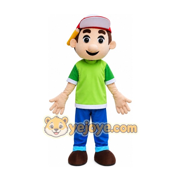 Handy Manny Mascot Costume Tool Boy Mascot Costume