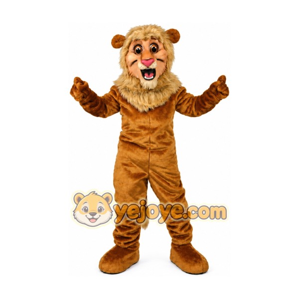 Happy Lion Mascot Costume