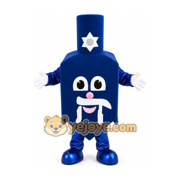 Happy Shabbat Dreidel Mascot Costume