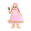 Hares Rabbits Pink Bunny Mascot Costumes Hares Rabbits Pink Bunny Mascot Costumes