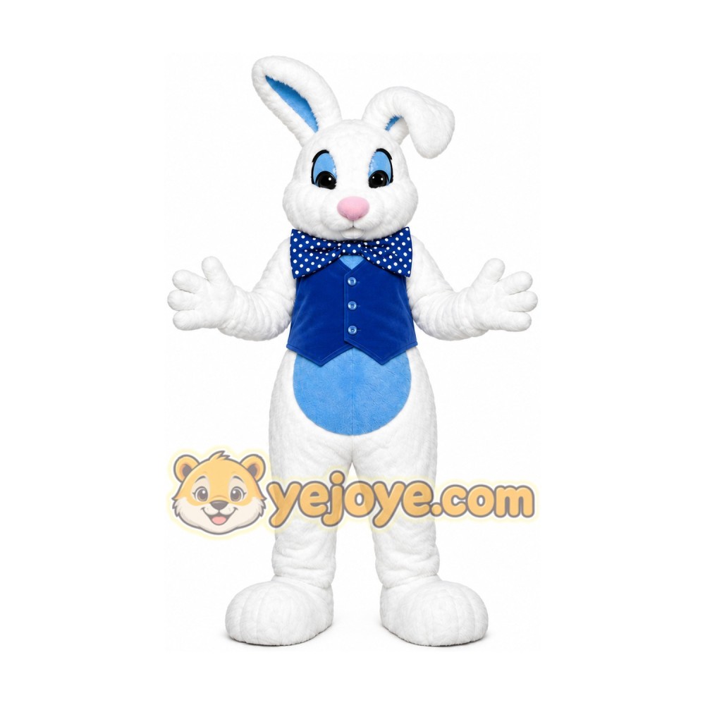 Hares Rabbits Two Easter Bunnies Mascot Costumes Hares Rabbits Two Easter Bunnies Mascot Costumes