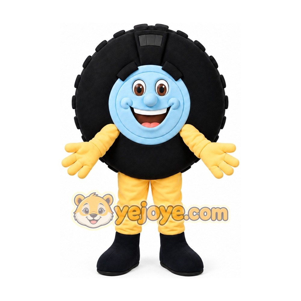 Automobile Car Tire Tyre Mascot Costume