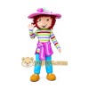 Hat Girl Strawberry Fruit Mascot Costume Hat Girl Strawberry Fruit Mascot Costume