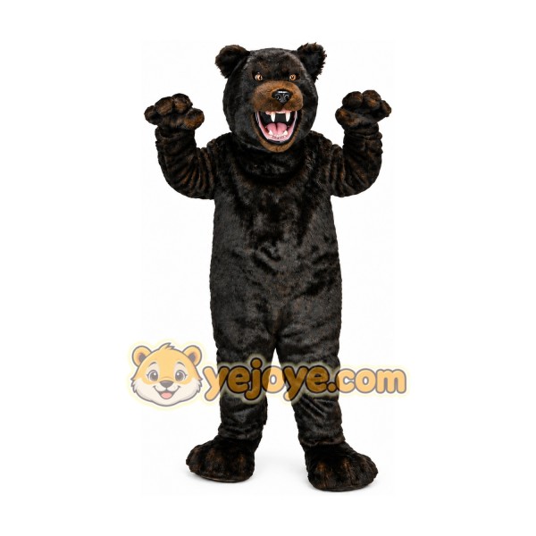 Helmet Grizzly Black Bear Mascot Costume