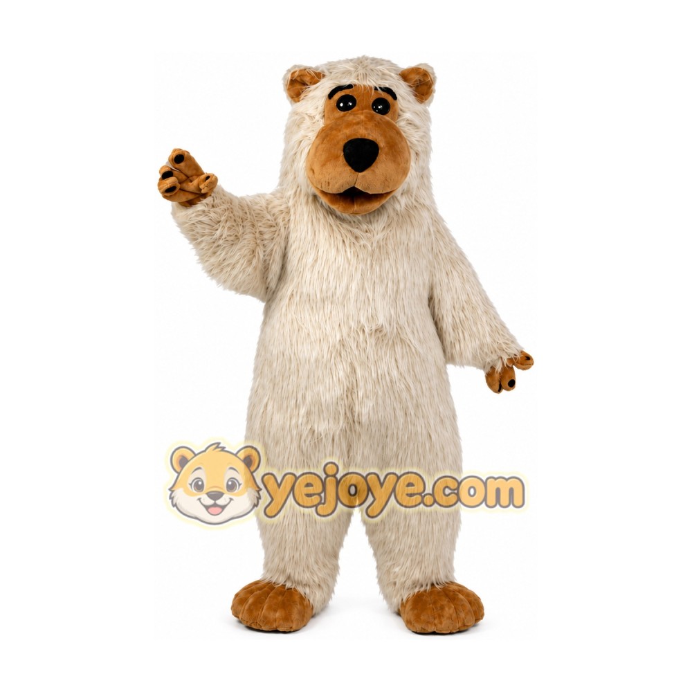 Helmet Luxury Plush Bear Mascot Costume Helmet Luxury Plush Bear Mascot Costume