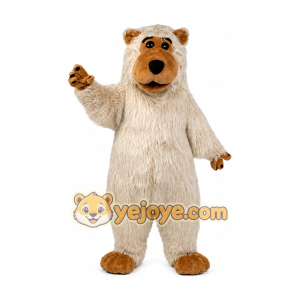 Helmet Luxury Plush Bear Mascot Costume