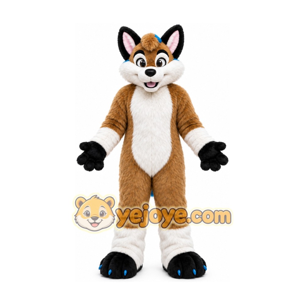 Husky Dog Fox Fursuit Furry Mascot Costume