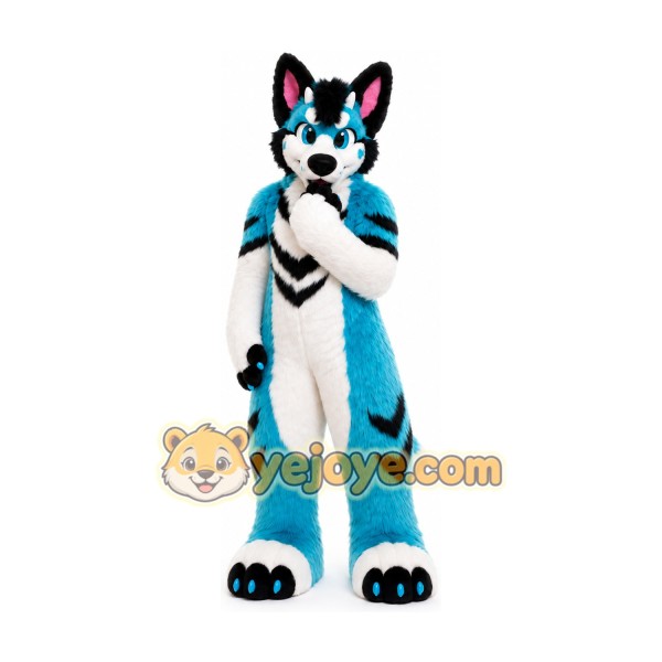 Husky Dog Fursuit Costumes Animal Mascot for Adults Husky Dog Fursuit Costumes Animal Mascot for Adults