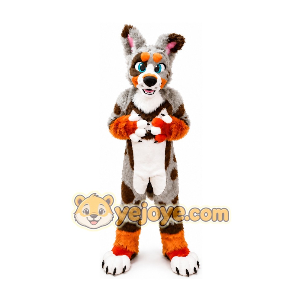 Husky Dog Wolf Fursuit Costumes Animal Mascot for Adults