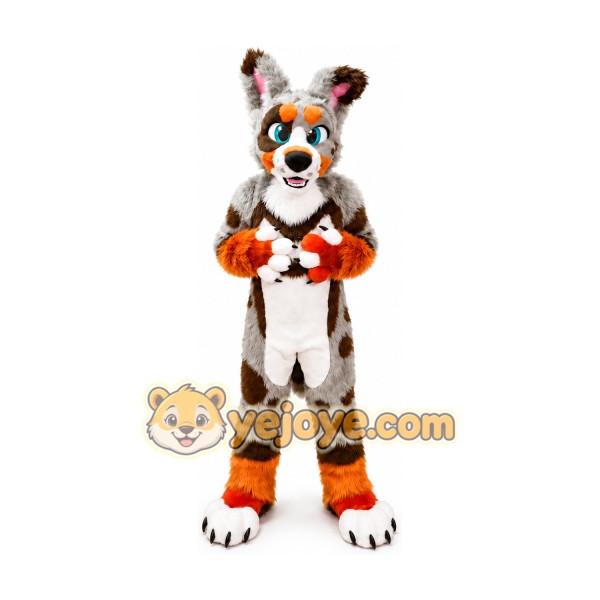 Husky Dog Wolf Fursuit Costumes Animal Mascot for Adults Husky Dog Wolf Fursuit Costumes Animal Mascot for Adults