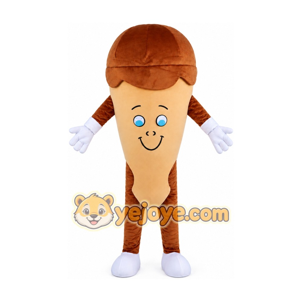 Ice Cream Cone Mascot Costume Ice Cream Cone Mascot Costume