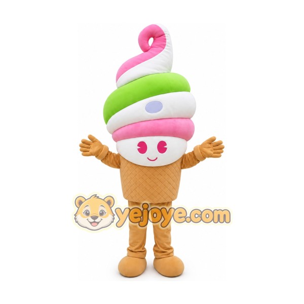 Ice Cream Mascot Costume Delicious Ice Cream Mascot Costume Delicious